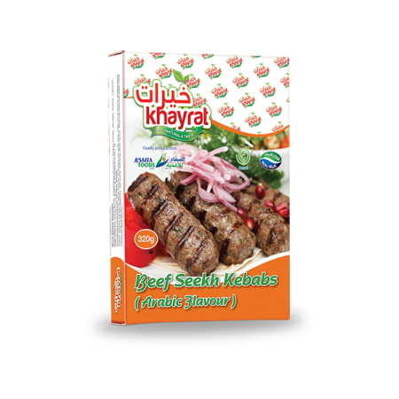 Khayrat Beef Seekh Kebab (Arabic Flavour)
